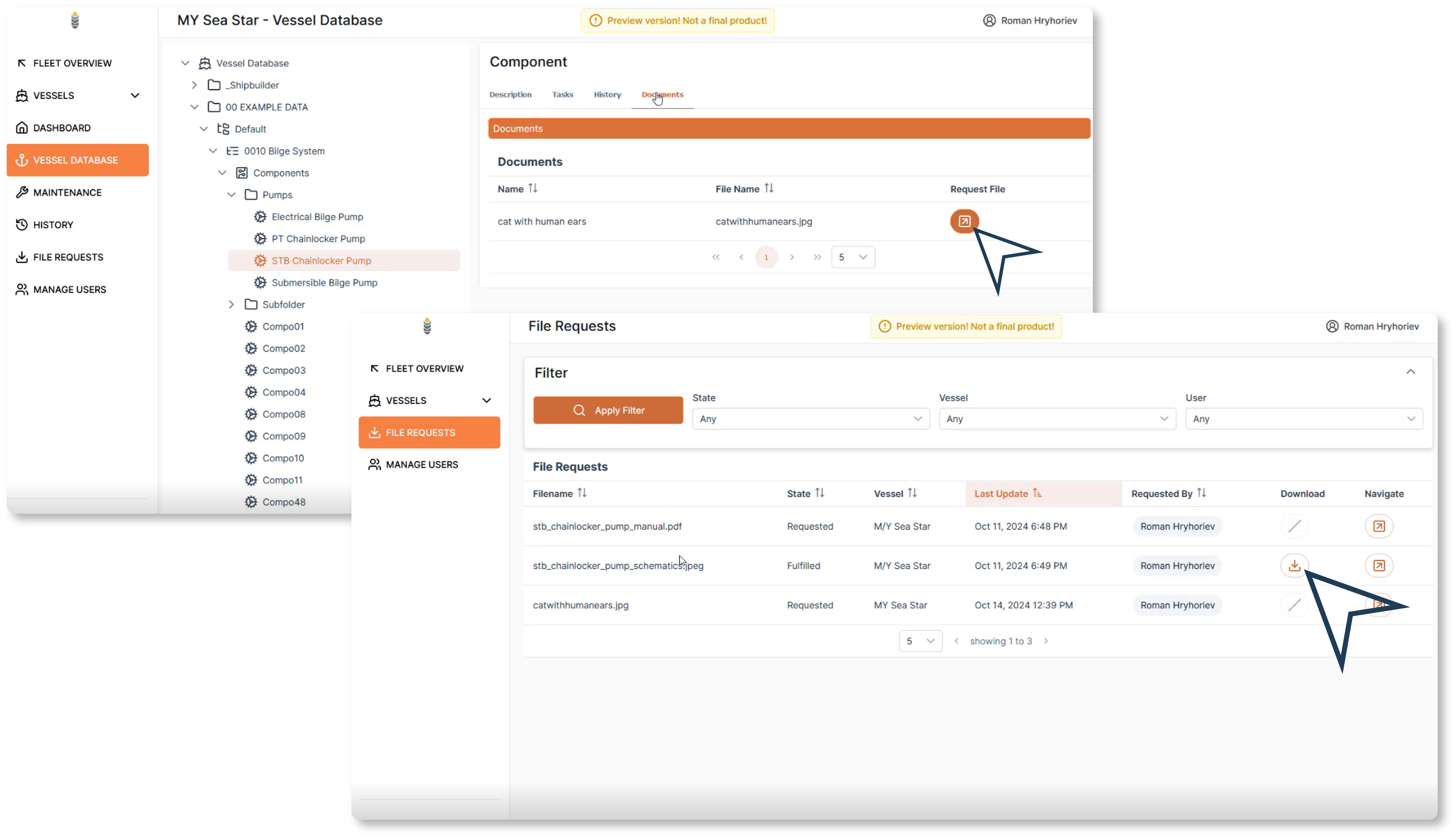 An image showing software updates for IDEA FLEET.