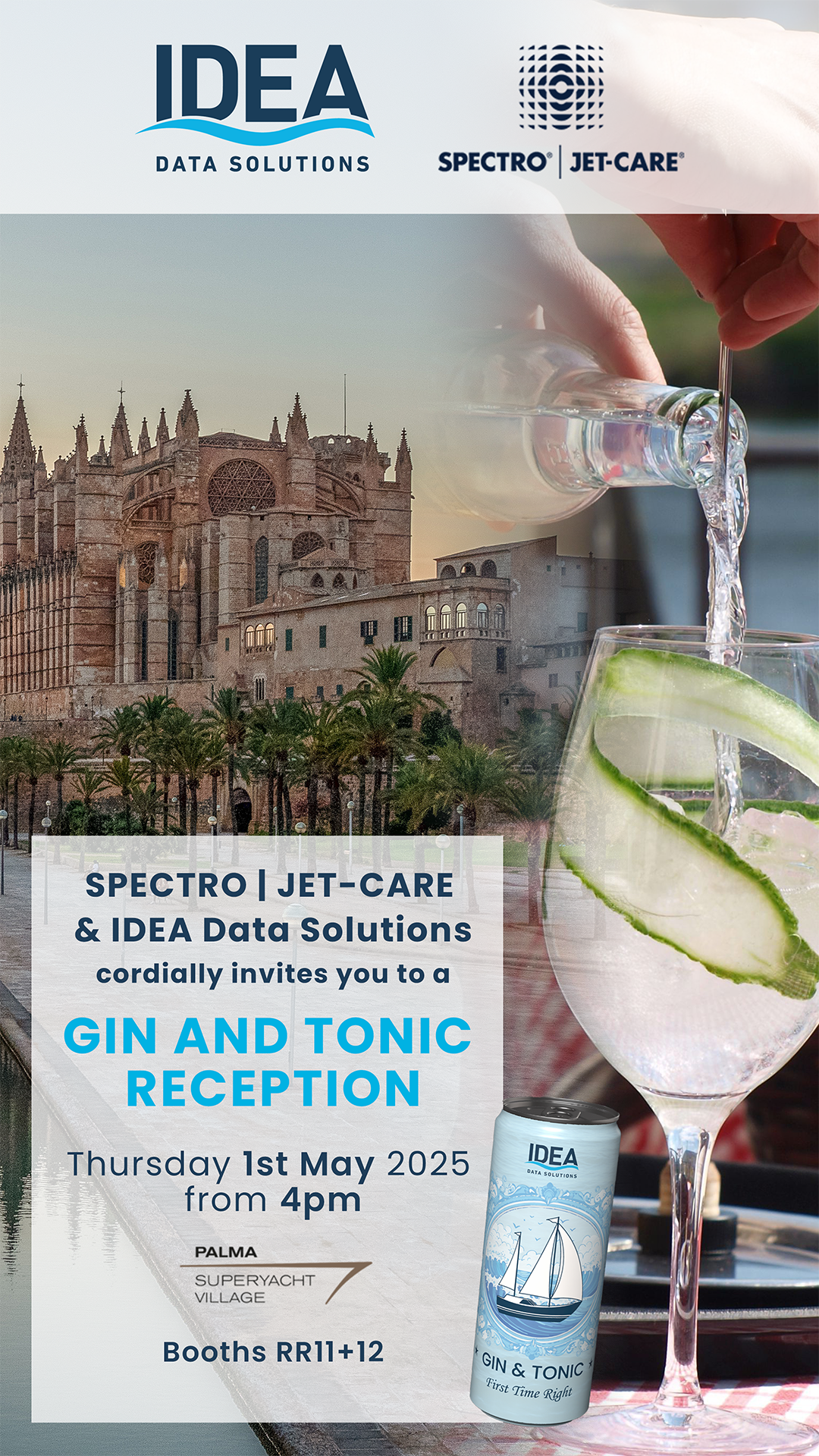 Palma Gin n Tonic reception Palma IDEA YACHT Gin and Tonic