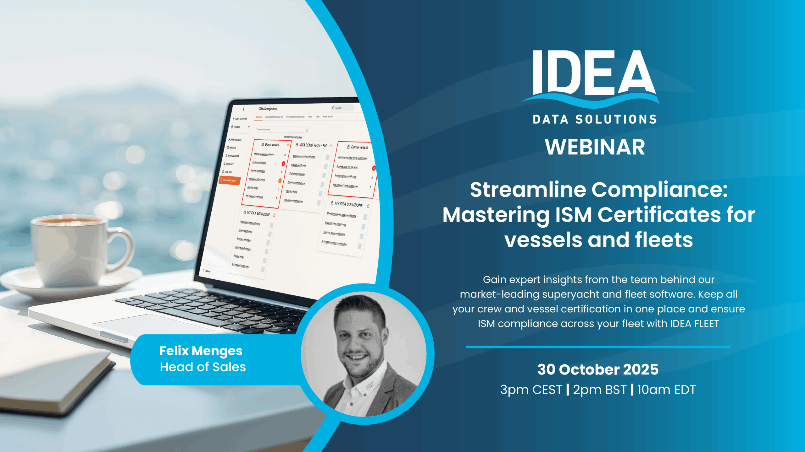 IDEA Data Solutions ISM Webinar