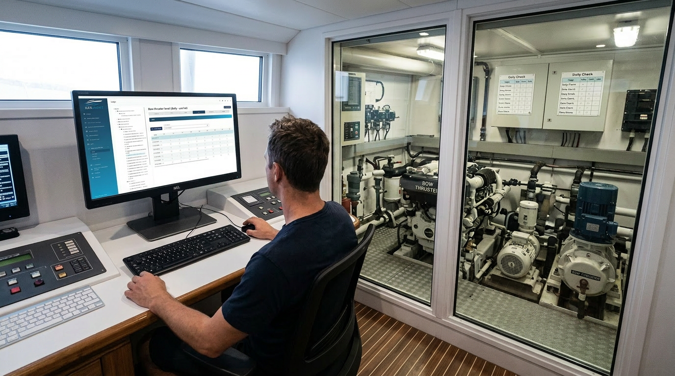 Yacht Engine Room - IDEA YACHT Logs and Rounds