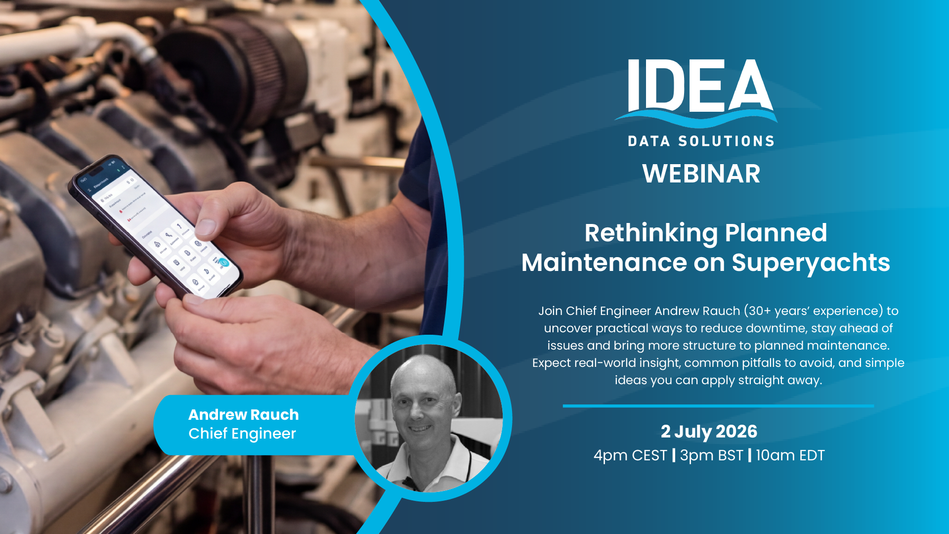 IDEA Webinar: Rethinking Planned Maintenance on Superyachts